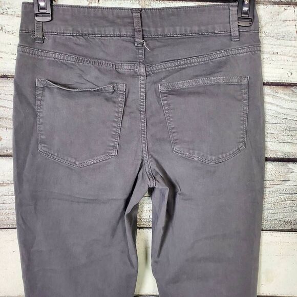 Maurices M Jeans Women’s Skinny Pants Gray Size M Stretch Mid Rise - Picture 5 of 9